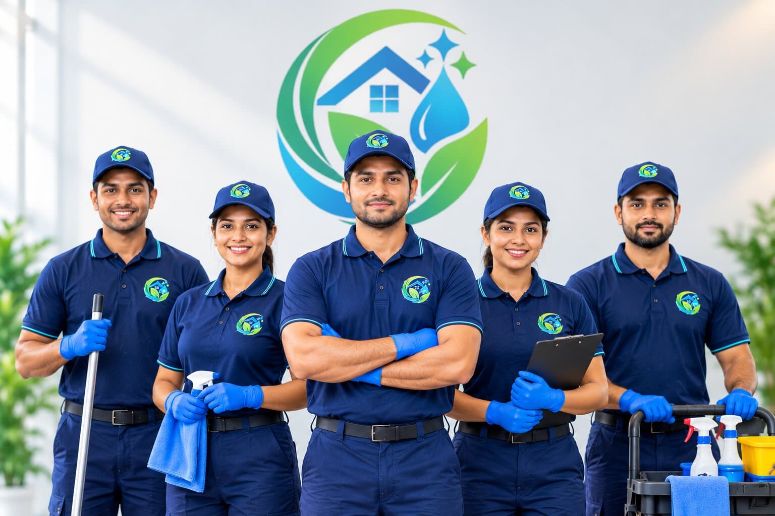 Green Touch professional at work